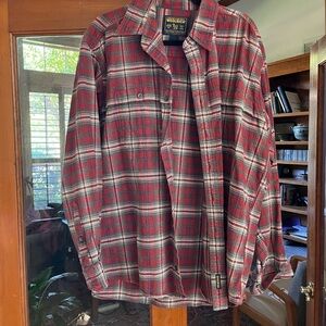 Woolrich Men's Red Plaid Shirt